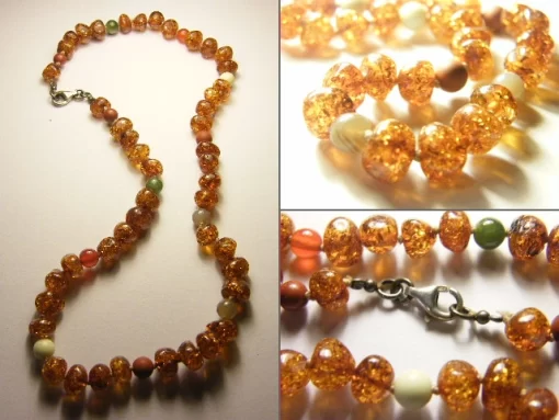 Cognac-Dunkel-Schwangerschaftskette Cognac-Dunkel-Schwangerschaftskette