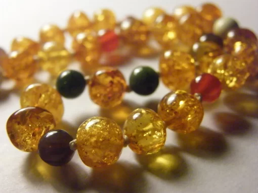 Cognac-Hell-Schwangerschaftskette Cognac-Hell-Schwangerschaftskette