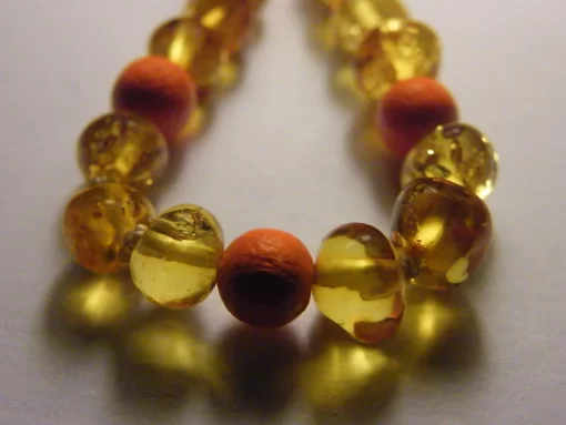 Orange-Cognac-Hell-Farbigekette