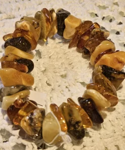 Mehrfarbige Bernsteinarmband